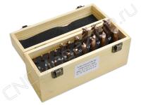 Набор концевых фрез по металлу 20 шт, тверд. сплав, D: 3, 4, 5, 6, 8, 10, 12, 14, 16, 20 мм, Z-4