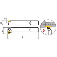 SRGCR2020K10 Резец токарный (державка) по металлу