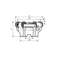 AF06.06B40.125.09 Фреза торцевая насадная