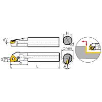 A20Q-PWLNR08 Резец токарный (державка) расточной по металлу (канал СОЖ)