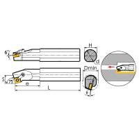 S25R-MSKNL12 Резец токарный (державка) расточной по металлу