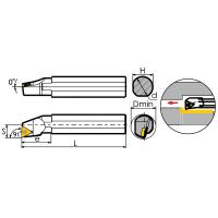S10K-STFCL09 Резец токарный (державка) расточной по металлу