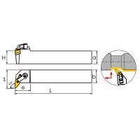 MVUNL1616H16 Резец токарный (державка) по металлу
