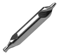 Центровочное сверло 2.5 мм Р6М5 (HSS) тип A, комбинированное, двухстороннее