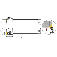 MTFNL2525M16 Резец токарный (державка) по металлу