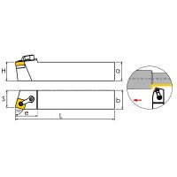 MSBNL2020K12 Резец токарный (державка) по металлу