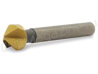 Зенковка 10.4 мм 90 градусов, HSS DIN335-C, TiN, цилиндрический хвостовик