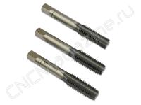 SC812207 Набор метчиков M12x1.75 HSSE-PM 6H DIN352 с прямой канавкой TiCN 3 шт