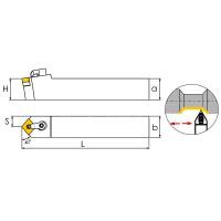 MCMNN2525M12 Резец токарный (державка) по металлу