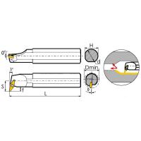 A40T-SVUBR16 Резец токарный (державка) расточной по металлу