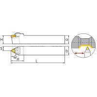 WTENN2020K16 Резец токарный (державка) по металлу