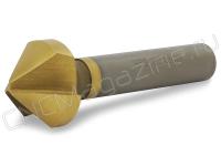 Зенковка 20.5 мм 90 градусов, HSS DIN335-C, TiN, цилиндрический хвостовик