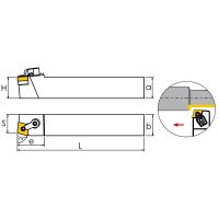 MCBNL2525M12 Резец токарный (державка) по металлу