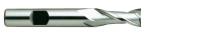 Фреза концевая из быстрорежущей стали HSS End MILL HSSCo8 с 2-мя зубьями с углом спирали 30° удлиненная. 6X6X13X57