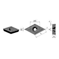 VCMT160408-EM-YBG205 Пластина токарная для нержавеющей стали, получистовая обработка