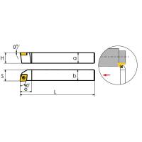 SCACL1010E06 Резец токарный (державка) по металлу