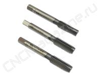 SC812206 Наборы метчиков M10x1.5 HSSE-PM 6H DIN352 с прямой канавкой TiCN 3 шт