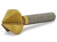 Зенковка 25 мм 90 градусов, HSS DIN335-C, TiN, цилиндрический хвостовик