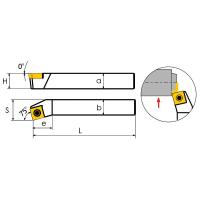 SSKCL1616H09 Резец токарный (державка) по металлу