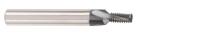 Твердосплавная резьбофреза Thread Mill с фаской и отверстиями для СОЖ для внутренней резьбы, 5.1X8X13.21X62 28TPI