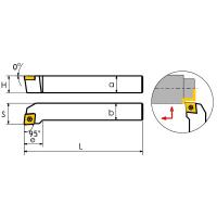 SCLCL0808D06 Резец токарный (державка) по металлу