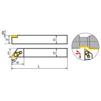 SDACR1212F11 Резец токарный (державка) по металлу