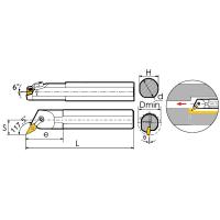 S20Q-MVQNR16 Резец токарный (державка) расточной по металлу