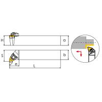 WWLNL2020K08 Резец токарный (державка) по металлу