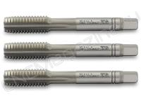 T7109429 Метчик М10Х1.5 HSS 6H 70.0L ручной DIN352, c прямой канавкой (набор)