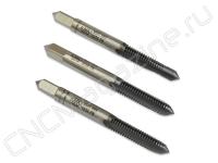 SC812204 Набор метчиков M6x1 HSSE-PM 6H DIN352 с прямой канавкой TiCN 3 шт