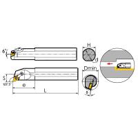S20Q-MDQNL1504 Резец токарный (державка) расточной по металлу