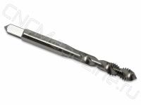 Метчик М6х1 HSS-E 6H спиральная канавка 38° (A02006)