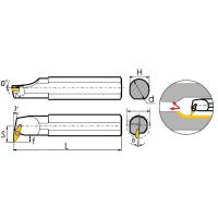 S16Q-SVUCL11 Резец токарный (державка) расточной по металлу