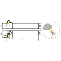 DCKNL2020K12 Резец токарный (державка) по металлу