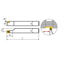 SRACL2020K06 Резец токарный (державка) по металлу