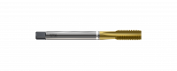 Метчик из быстрорежущей стали Прямая FLUTE HSS-E DIN371 для метрической резьбы ISO-DIN 13с прямыми канавками с покрытием TiN, M6X1.0 6HX 80.0L