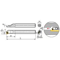 S20Q-SSKCR09 Резец токарный (державка) расточной по металлу