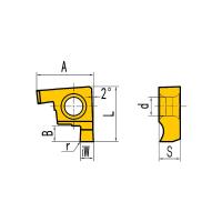 GEL050-A Пластина канавочная