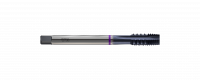 Метчик из быстрорежущей стали машинный шахматный SPIRAL POINT HSS-PM DIN376 для метрической резьбы ISO-DIN 13 с винтовой подточкой с покрытием TiAlN, M30X3.5 6H 180.0L