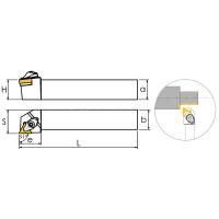 DTGNL2525M16 Резец токарный (державка) по металлу