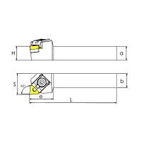 ECLNR2020K12 Резец токарный (державка) по металлу