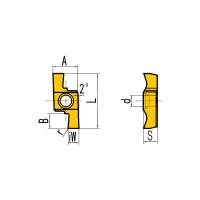 GEL100-C Пластина канавочная