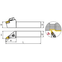 MVJNL2020K16 Резец токарный (державка) по металлу