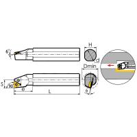 S16Q-PTFNL11 Резец токарный (державка) расточной по металлу