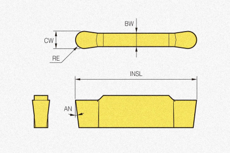 Пластина твердосплавная MRGN800-A H01