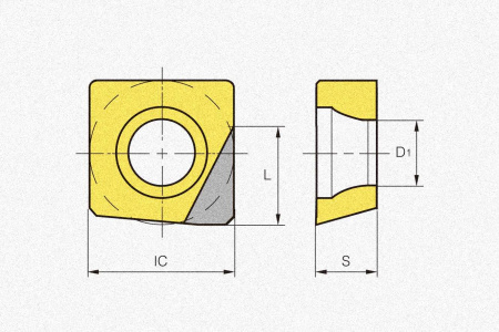 Пластина твердосплавная SNEW09T3ADTR-NAF DP150
