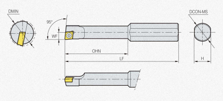 Державка S10H-SCLCL-0305 