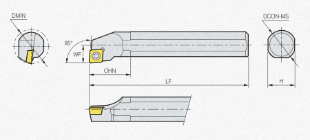 Державка S20N-SCLPR-09 