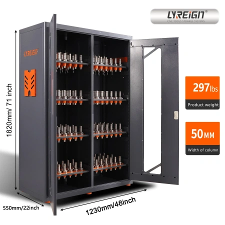 Увеличенный шкаф для инструментов с ЧПУ удваивает площадь хранения