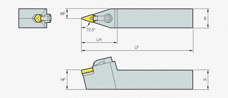 Державка MVVNN2525-M16 